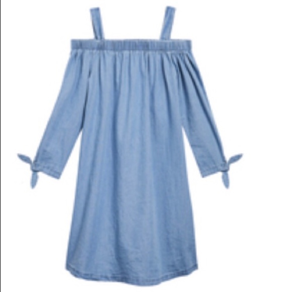 Tie sleeve swing dress